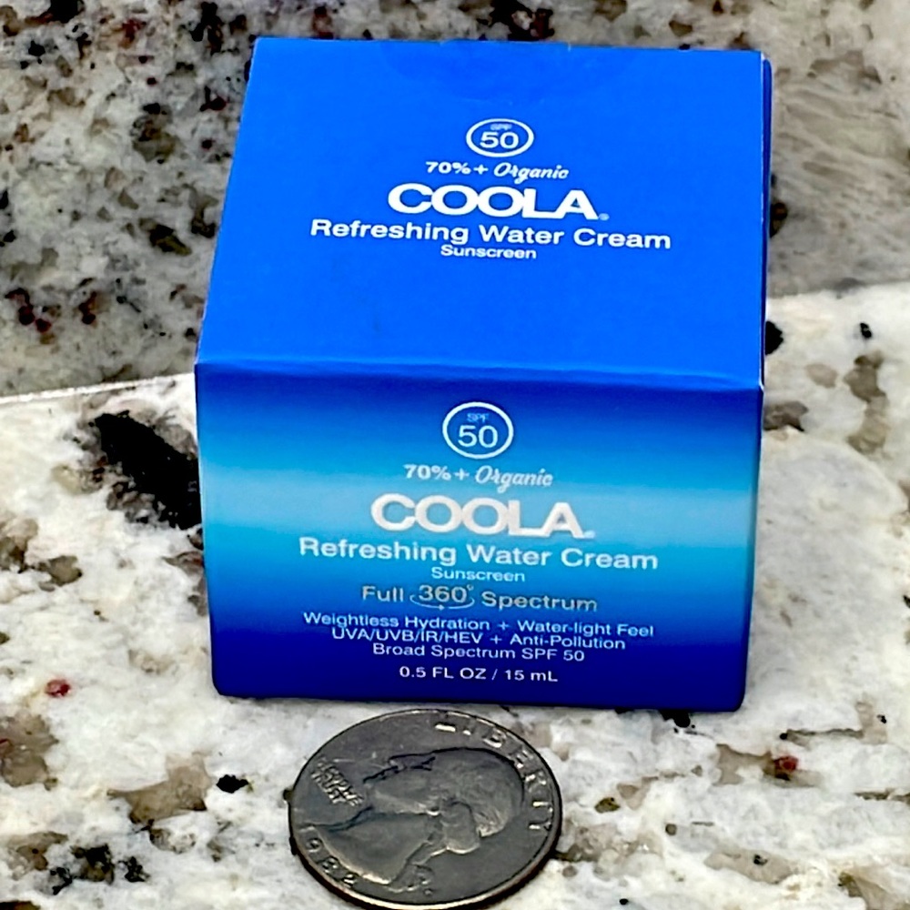 🍄6/$26 coola spf50 refreshing water cream sunscreen purse size NWT